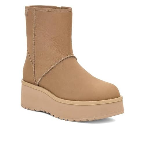 UGG Cityfunc Mid 1163030-MDSD Women's US 9 B Tan Suede Winter Boots ZOGG4468