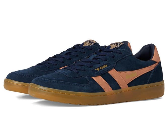 Gola Hawk Suede '86 CLB571 Sneakers Women's 8.5 B Navy Training Shoes ZOGG4349
