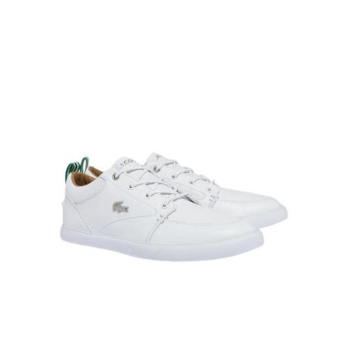 Lacoste Bayliss Sneakers Men's US 10.5 M White Leather Lifestyle Shoes ZOGG4289