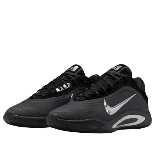 Nike A'One FZ8605-002 Sneakers Women's 6.5 Black Silver Basketball Shoes SHOP831