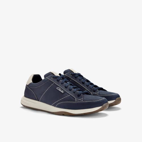Clarks Townview Lace 26184716 Sneakers Men's Navy Nubuck Casual Shoes PNE485