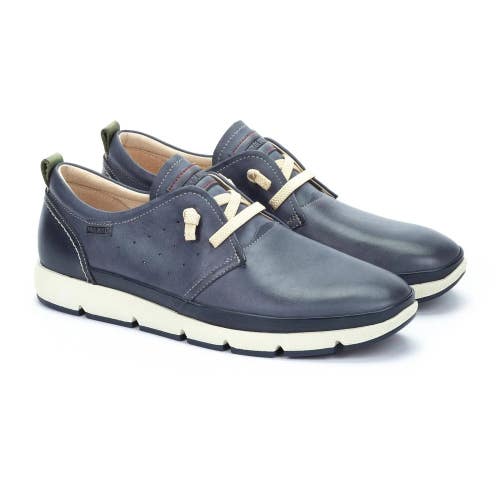 Pikolinos Fuencarral Sneakers Men's 10.5D Blue Leather Lifestyle Shoes ZOGG4359