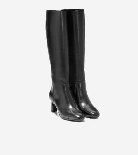 Cole Haan Grand Ambition Autumn W34359 Women's 9.5 B Black Riding Boots ZOGG4471