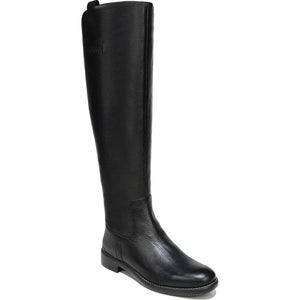 Franco Sarto Meyer Riding Boots Womens US 10M Black Wide Calf Knee High ZOGG4512