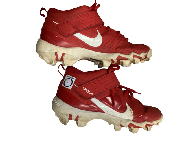 Used Nike TROUT BB/SB Cleats Red Junior 01 11613-S000191863