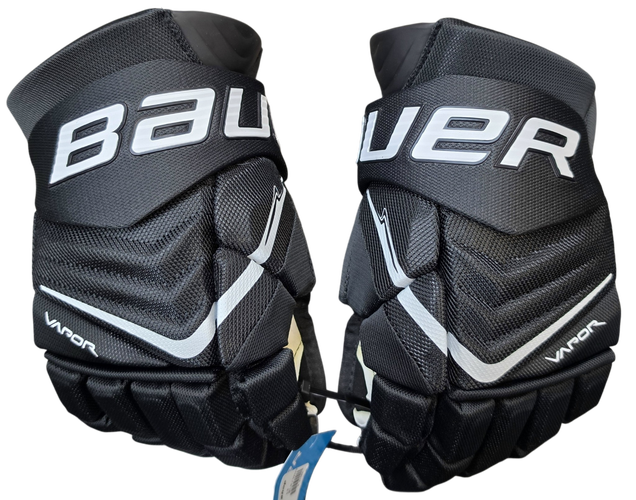 Bauer Vapor Flylite Black/White Intermediate 13" Hockey Gloves NEW