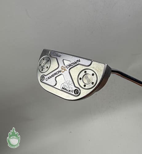 Used Titleist Scotty Cameron & Crown Select Mallet 1 33" Putter Steel Golf Club