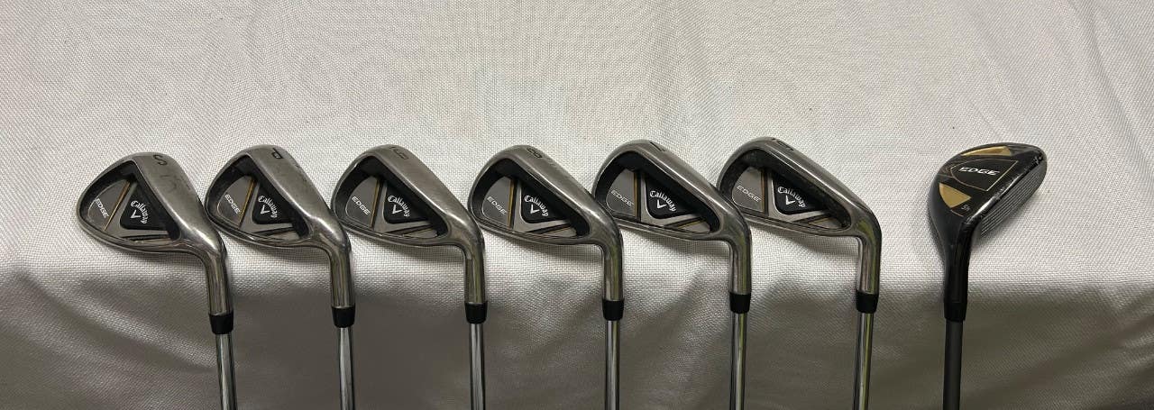 Used Callaway EDGE Mens Iron Set RH 5I-SW 11490-S000278572