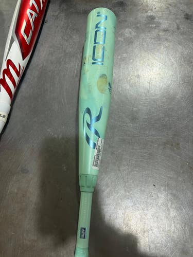 Used Rawlings ICON RUT6I10 BB/SB USSSA 2 3/4 Bat 28" 11605-S000228853