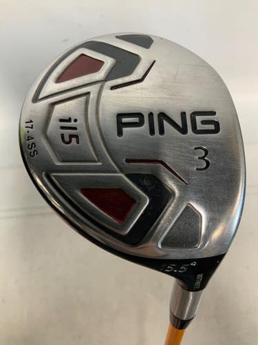 Used Ping I 15 15.5 DEGREE Mens Fairway Wood RH 3 Wood 11823-S000042529