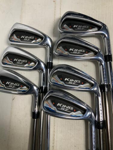 Used Cobra KING SZ ONE LENGTH Mens Iron Set RH 5I-GW/AW 11823-S000042519