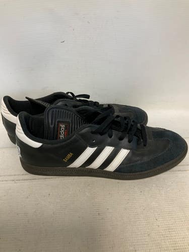 Used Adidas Soccer Indoor Shoes Black Senior 12 11823-S000042514