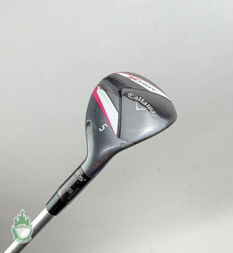 Used Right Handed Callaway X Hot 5 Hybrid 25* 50g Ladies Graphite Golf Club