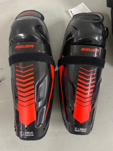 Junior Bauer Lil Sport 11" Shin Pads (New)