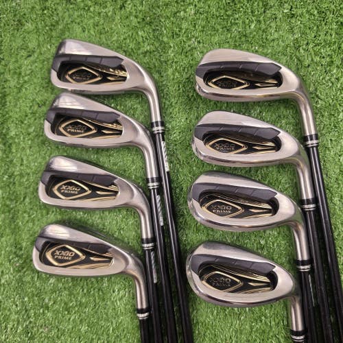 2021 XXIO Prime 11 Iron Set 5-PW AW SW SP-1100 44.5g Regular Graphite RH 8 Clubs