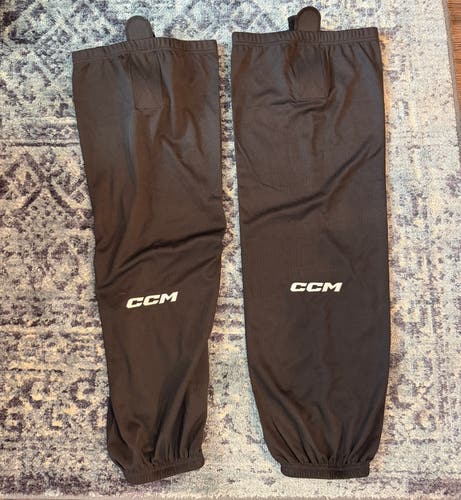Black Senior Large CCM Socks (New)