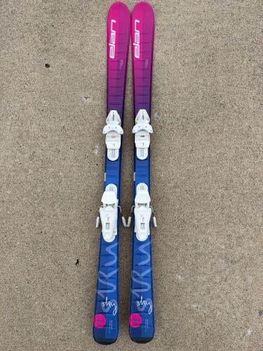 Women's Elan Sky 140 cm All Mountain Skis With Bindings (Used)