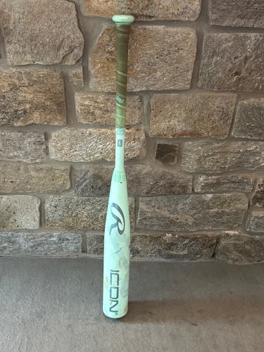 2026 Rawlings Icon Composite USSSA Certified Bat (-8) 22 oz 30" (Used)