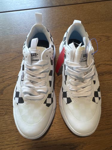 White Unisex Size M 5.0 (W 6.0) Youth Vans UltraRange Shoes (New)