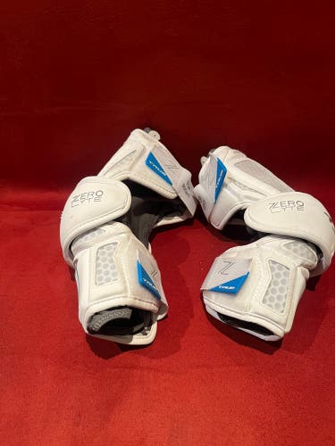 True ZeroLyte Lacrosse Arm Pads / Elbow Guards Size Small