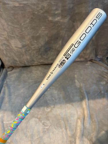 2024 DeMarini The Goods One Piece Alloy Bat USSSA Certified (-10) Alloy 20 oz 30" (Used)