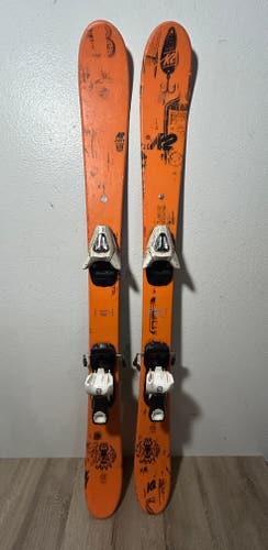 K2 Juvy Rocker Twin Tip Kids Skis 109 cm. Girls Boys Junior Jr. FRESH TUNE!!!
