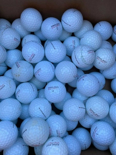100 KIRKLAND SIGNATURE WHITE Used Golf Balls AAA