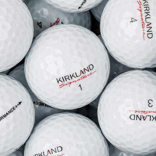 100 KIRKLAND SIGNATURE WHITE Near Mint to Mint Used Golf Balls AAAA-AAAAA