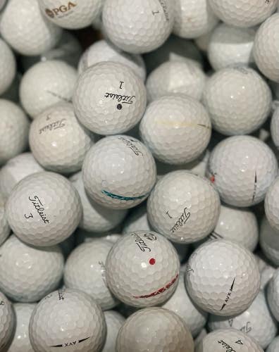100 TITLEIST AVX Used Golf Balls AAA