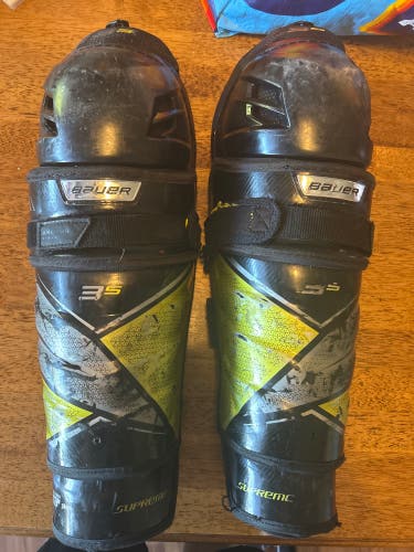 Senior Bauer Supreme 3S 15" Shin Pads (Used)
