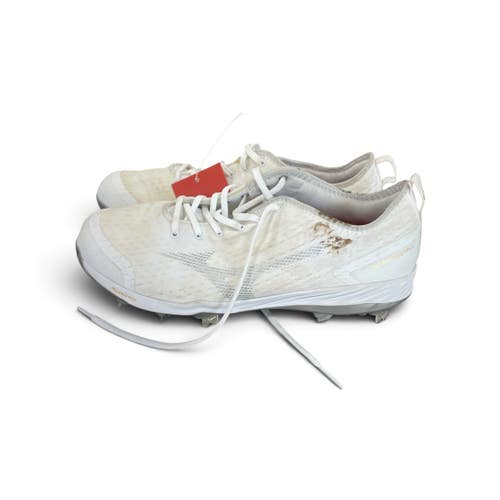 Used Mizuno CLEAT BB/SB Cleats White Youth 11.5 11735-S000340938