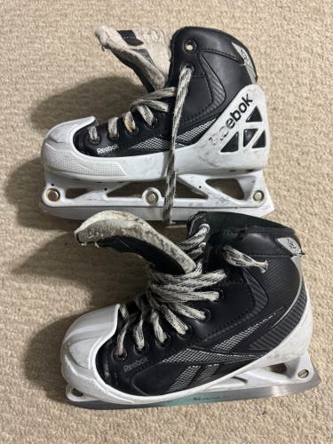 Reebok 12K Hockey Goalie Skates Regular Width Size 2 (Used)