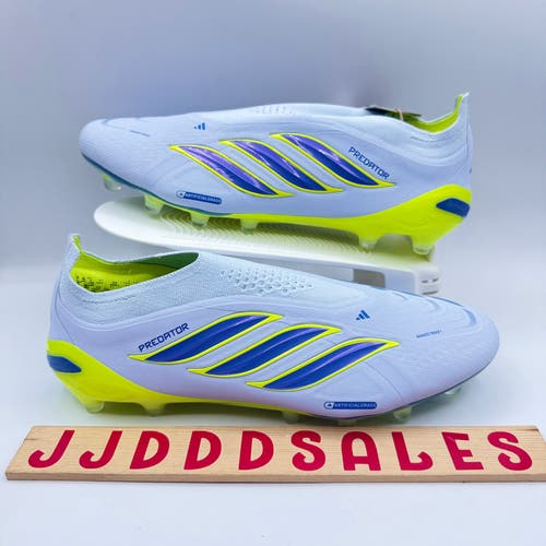Adidas Predator Elite Laceless AG Soccer Cleats Blue Ice Cold JR7836 Men Sz 10.5
New Without Box