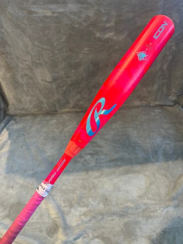 2025 Rawlings Icon Composite Bat USSSA Certified (-10) Composite 20 oz 30" (Used)