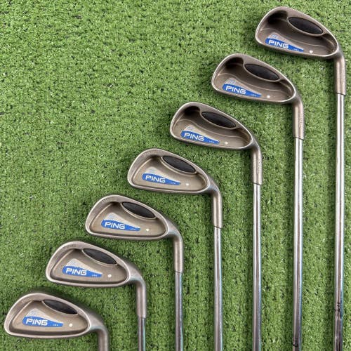 Ping G2 Iron Set 3-9 White Dot True Temper Regular Flex Cushin Inserts Steel
