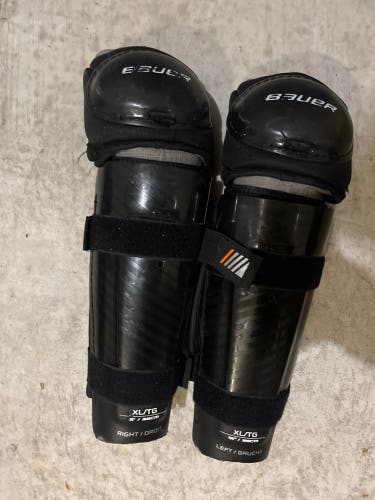 Senior Bauer 15" Officials Shin Pads (Used)
