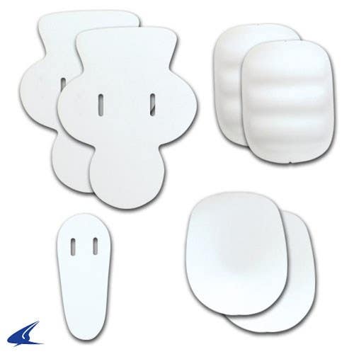 New 7 PC Football Pad Set Slotted 11735-CHPF7PCY-SL