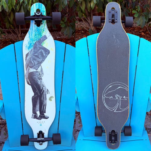 Arbor Axis Acid In The Ice Cream Complete Drop Through Longboard Skateboard 40”