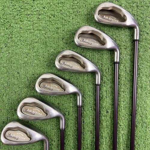 Callaway Big Bertha 2004 Gems Iron Set 5-PW 65i Ladies Womens Flex NEED GRIPS