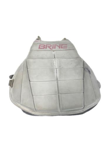 Used Brine BP4L LAX Goalie Chest M White MD 11735-S000351072