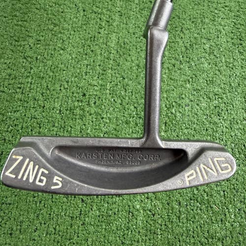 Ping Zing 5 Karsten Vintage Blade Putter 36 Left Handed