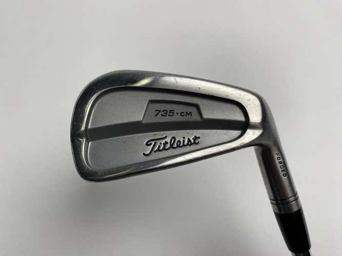 Titleist 735.CM Chrome Single 6 Iron True Temper Dynamic Gold S300 Stiff RH