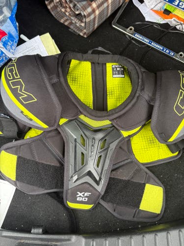 Large Youth CCM Tacks XF 80 Shoulder Pads (Used)