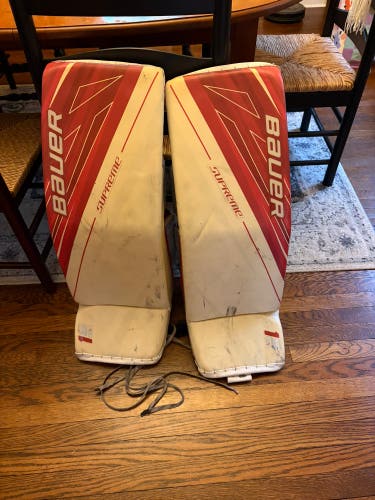 Small Bauer 1S OD1N Goalie Leg Pads (Used)