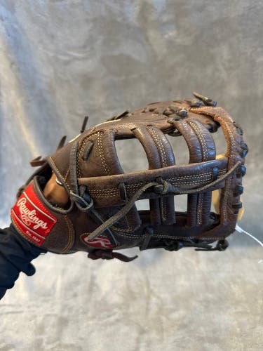 Brown Rawlings Player Preferred RH First Base Baseball Glove 12.5" (Used)