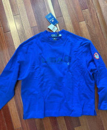 2026 Olympic Team USA Polo Ralph Lauren Blue Men's Large Sweatshirt