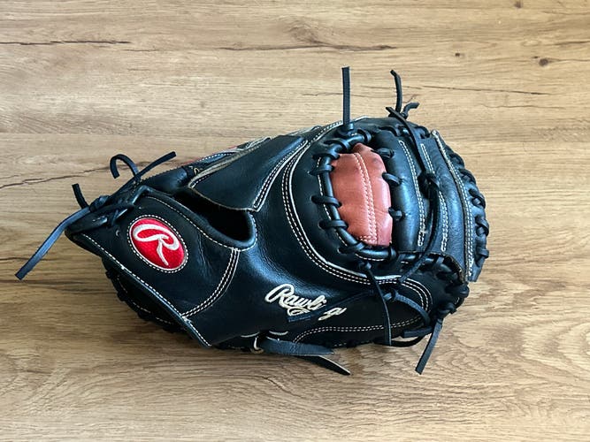 RARE Rawlings Heart of the Hide RH Catcher's Baseball Glove 34" (Used)