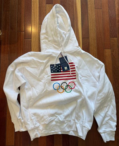 2026 Olympic Team USA Polo Ralph Lauren White Men's Large Sweatshirt