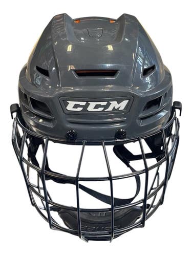 Used CCM TACKS 710 Helmet Cage Combo Dark Grey LG 11873-S000251013