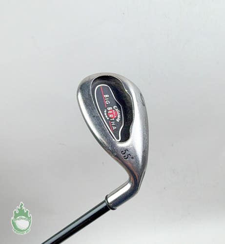 Used RH Callaway Big Bertha 55* Sand Wedge Firm Flex Graphite Golf Club